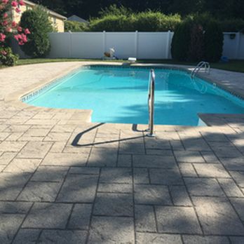 Shoreline Hardscaping - Pool area was freshened up, and pavers around skimmer were leveled. - Masonry/Concrete Near Me Shoreline Hardscaping - Pool area was freshened up, and pavers around skimmer were leveled. - Masonry/Concrete Near Me