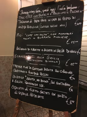 Menu photo 1 Osteria SPQ Milan, MI Menu photo 1 Osteria SPQ Milan, MI