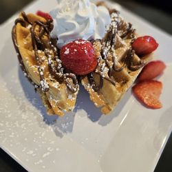 Just Love Coffee Cafe - Georgetown - Nutella waffle