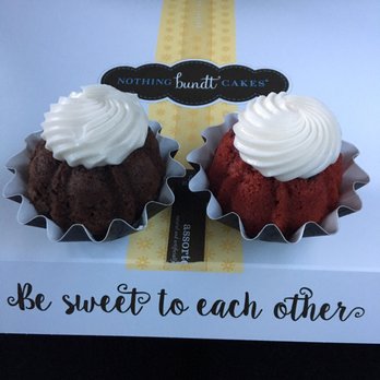 Nothing Bundt Cakes - Chocolate bundt on the left and red velvet to the right. Both equally amazing. - Bakeries Near Me - Pasadena, California