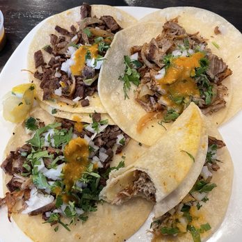 B-Town Halo Grill - 4 Tacos - carne asada and carnitas - American Near Me - Burien, Washington B-Town Halo Grill - 4 Tacos - carne asada and carnitas - American Near Me - Burien, Washington