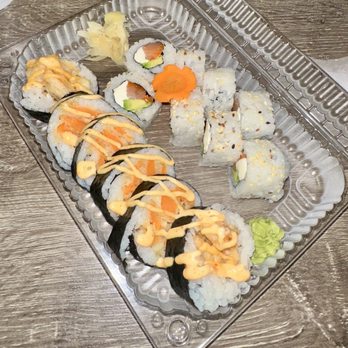Sushi Yuki - Sweet potato roll, and Philadelphia roll (no cucumber) - Sushi Bars Near Me - Milwaukee, Wisconsin