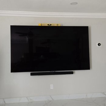 MM Project - 98" TV and Sound system wall mount - TV Mounting Near Me - Los Angeles, California MM Project - 98" TV and Sound system wall mount - TV Mounting Near Me - Los Angeles, California
