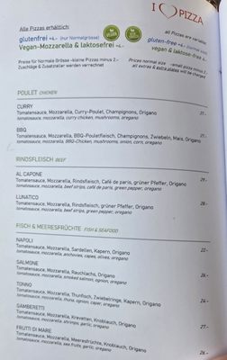 Menu photo 3 Restaurant Pizzeria Luna Piccante Wilderswil, BE Menu photo 3 Restaurant Pizzeria Luna Piccante Wilderswil, BE