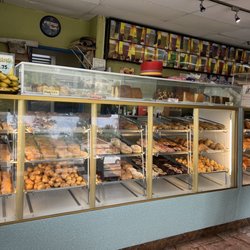 Steve's Donuts Cafe - Donut case