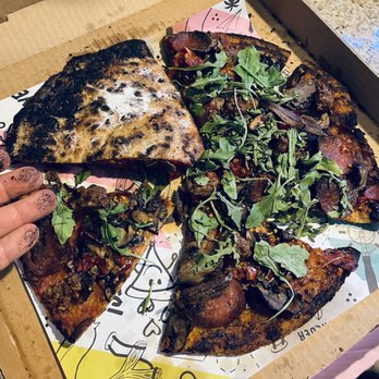 Pitfire Pizza - Had to toss this pie, sucks I was expecting it - Pizza Near Me - Pasadena, California Pitfire Pizza - Had to toss this pie, sucks I was expecting it - Pizza Near Me - Pasadena, California