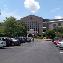 Covington Travel - 4800 Cox Road, exterior and plenty of parking. Covington Travel is located on the second floor.