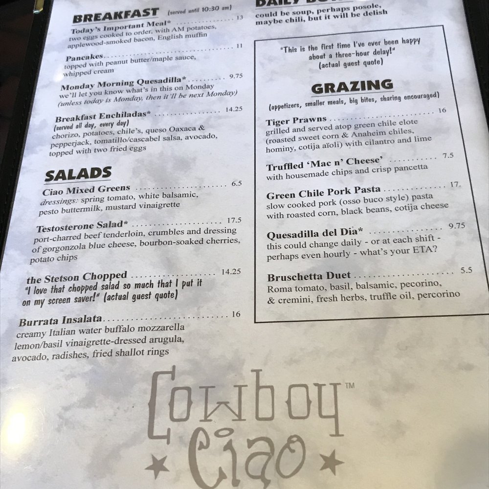 Cowboy Ciao - New American Near Me - Phoenix, Arizona