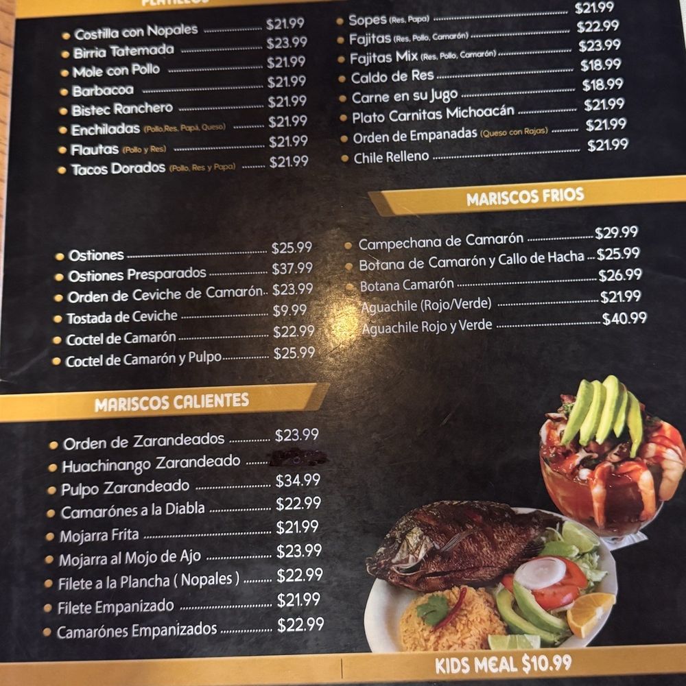 El Tranvia Restaurant - Menu translated - Mexican Near Me - Coachella, California
