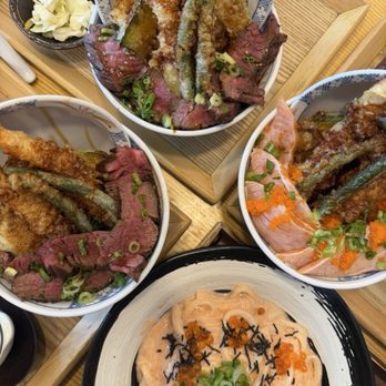 Tendon Kohaku - Mentaiko pasta and beef bowl - Japanese Near Me - Bellevue, Washington Tendon Kohaku - Mentaiko pasta and beef bowl - Japanese Near Me - Bellevue, Washington