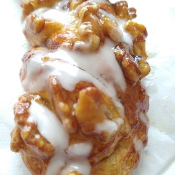 Venice Bakery - a cinnamon roll with icing and walnuts - Bakeries Near Me - Garfield, New Jersey