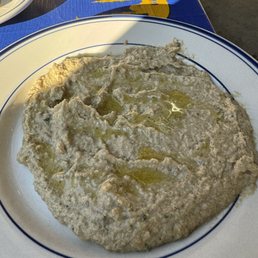 The Baba Ghanoush appetizer.