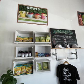 Roots Raw Juice Bar - shelves of food and drinks - Juice Bars & Smoothies Near Me - Lake Mary, Florida Roots Raw Juice Bar - shelves of food and drinks - Juice Bars & Smoothies Near Me - Lake Mary, Florida