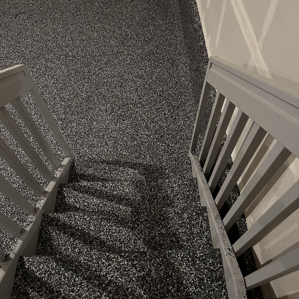 Granite Garage Floors Denver - Stairs - Flooring Near Me - Arvada, Colorado