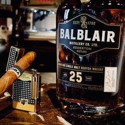 La Casa del Habano Brussels - Balblair 25 years old and ST Dupont Le Grand Cohiba