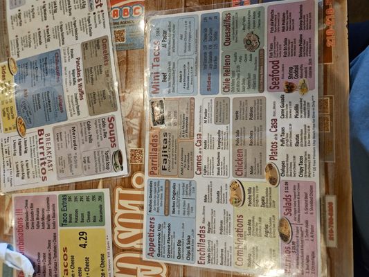Menu photo 4 Los Generales San Antonio, TX