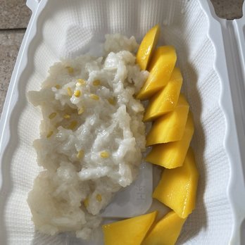 My Thai Cuisine - Sticky Rice with mango - Thai Near Me - Tracy, California My Thai Cuisine - Sticky Rice with mango - Thai Near Me - Tracy, California