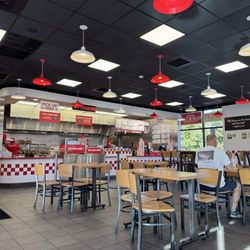 Five Guys - Interior. Nice and clean...