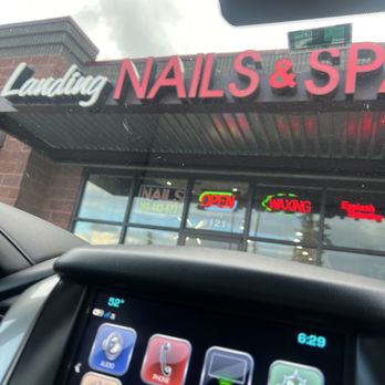 Landing Nails & Spa - 6:29, open sign is on and their business page says open till 7:00pm. - Nail Salons Near Me - Port Orchard, Washington Landing Nails & Spa - 6:29, open sign is on and their business page says open till 7:00pm. - Nail Salons Near Me - Port Orchard, Washington