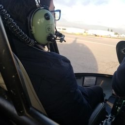 My boy  first helicopter ride!!!
