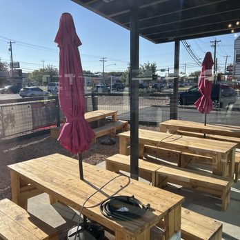 Neon Belly Coffee & Bakery - Patio - Coffee & Tea Near Me - Austin, Texas