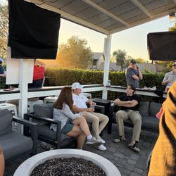 Bellair Golf Park - Couches for the driving range bays