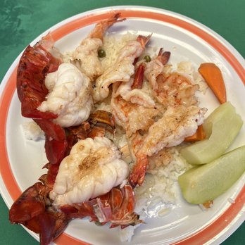 Maro's Shrimp House - Shrimp and lobster plate. - Seafood Near Me - Cabo San Lucas, BCS