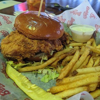 Bubba's 33 - Chicken sandwich at Bubba's 33, Albuquerque - Burgers Near Me - Albuquerque, New Mexico