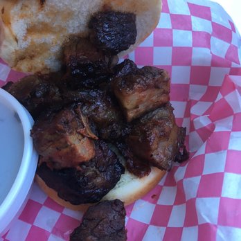 Woodstack BBQ Tavern - Burnt Ends Sandwich - Barbeque Near Me - Valdosta, Georgia Woodstack BBQ Tavern - Burnt Ends Sandwich - Barbeque Near Me - Valdosta, Georgia