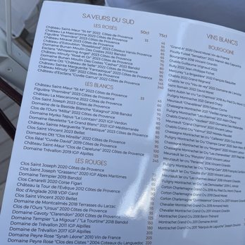 Miramar Plage - Wine menu - Seafood Near Me - Cannes, 06