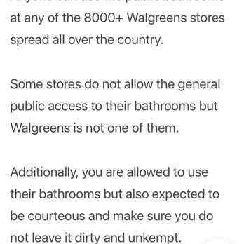Walgreens - Public access to restrooms is permitted at Walgreens. - Drugstores Near Me - Mesa, Arizona Walgreens - Public access to restrooms is permitted at Walgreens. - Drugstores Near Me - Mesa, Arizona