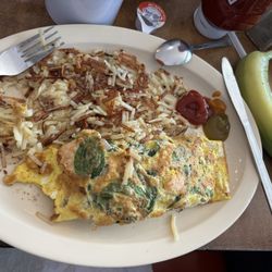 The Burg Diner - Special - Shrimp Omelette