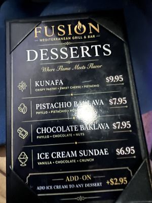 Menu photo 4 Fusion Mediterranean Grill & Bar Dallas, TX Menu photo 4 Fusion Mediterranean Grill & Bar Dallas, TX