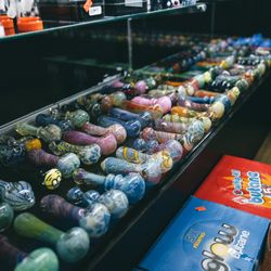 Dr.Raaz Smoke Shop - We also have local glass, that we get delivered by our local artists.