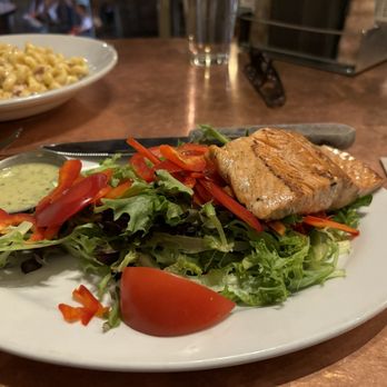 Carver Brewing Co. - Dinner salad with salmon added! - New American Near Me - Durango, Colorado