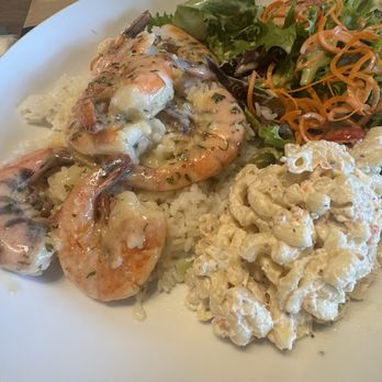 Lilikoi Kitchen - LK Garlic Shrimp Plate - Coffee & Tea Near Me - Kailua, Hawaii