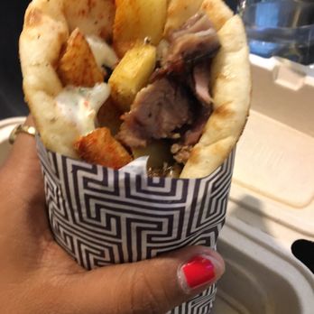 Zeus Street Greek Westfield Sydney - Uncle Tzimmy's Lamb wrap - Greek Near Me - Sydney, NSW