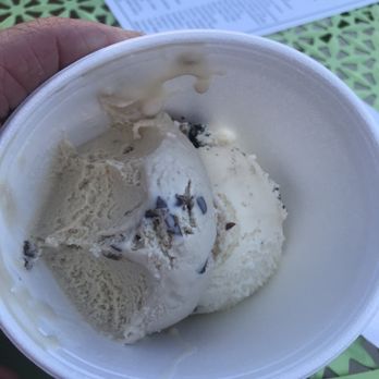 Dee-Zertz - My Tiramisu( half eaten) and the Double Steph Oreo - Ice Cream & Frozen Yogurt Near Me - Berne, Indiana