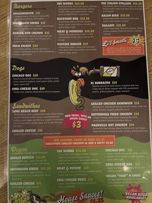 Menu photo 3 Sideburns Long Beach, CA
