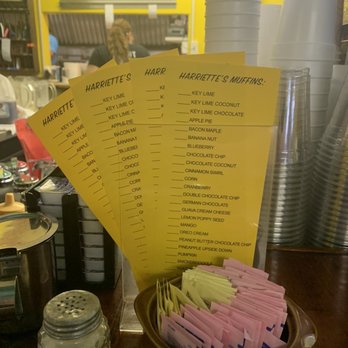 Harriette's Restaurant - Muffin menu - Breakfast & Brunch Near Me - Key Largo, Florida