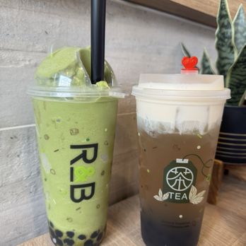 R&B Tea - Walnut - MATCHA STORMY and Jasmine green tea with added boba and cheese foam - Coffee & Tea Near Me - Walnut, California R&B Tea - Walnut - MATCHA STORMY and Jasmine green tea with added boba and cheese foam - Coffee & Tea Near Me - Walnut, California