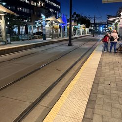 Valley Metro Light Rail - Mill Ave/3rd St Station - West bound towards the airport and downtown