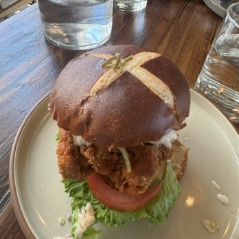 The Ginger Mule - Oyster Mushroom Sandwich - Vegan Near Me - Houston, Texas