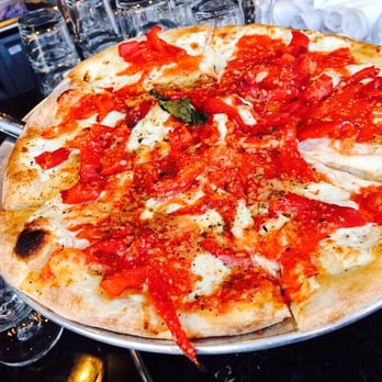 Grimaldi's Pizzeria - Personal Pizza + Roasted Red Bell Peppers ($13) - Pizza Near Me - Gilbert, Arizona