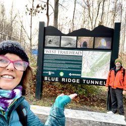 Blue Ridge Tunnel - West Trailhead is great parking