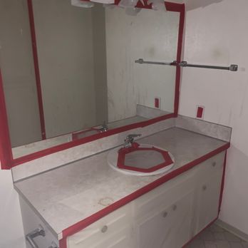 Disaster Response  - Boise -  bathroom with a sink and mirror - Damage Restoration Near Me - Boise City, Idaho