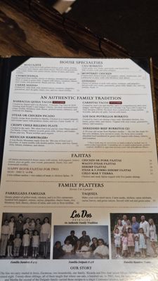Menu photo 4 Los Dos Potrillos Parker, CO Menu photo 4 Los Dos Potrillos Parker, CO
