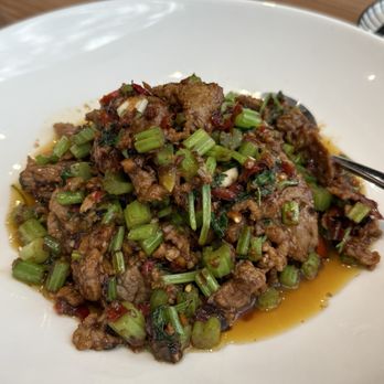 TAI ER Sichuan Cuisine - Stir-Fried Beef with Chili Pepper / 超下饭小炒牛肉 - Seafood Near Me - Arcadia, California