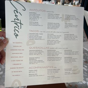 Centrico - Food Menu - Mexican Near Me - Anaheim, California