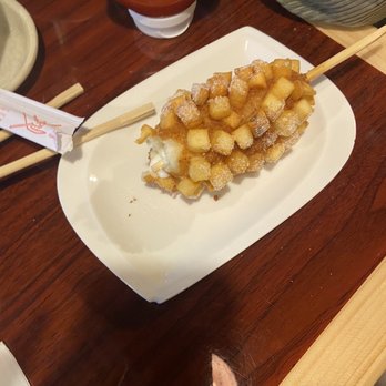 Gangnam Seattle - 14. Mozzarella Sausage Potato Hot Dog - Korean Near Me - Seattle, Washington